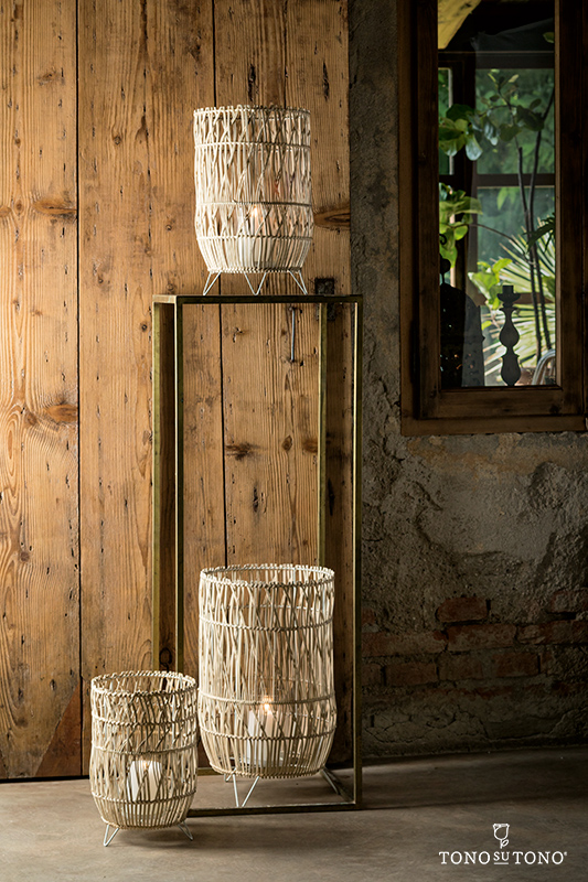 Lanterne in Rattan