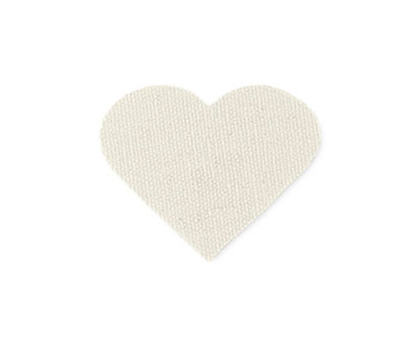 SET 24 CUORI AVORIO COTONE
