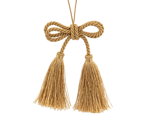 DOPPIO FIOCCO C/NAPPE ORO H.120 MM