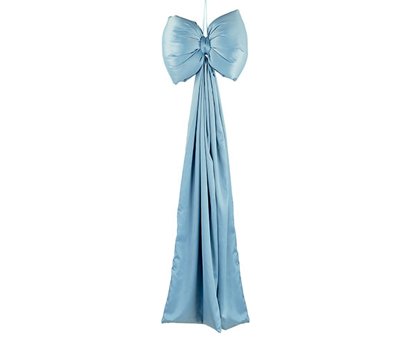 FIOCCO RASO AZZ.POLVERE DA APP. 330XH.1300 MM