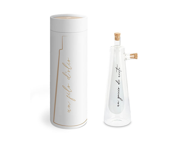 OLIERA/ACETIERA 2 IN 1 BIANCA C/SCATOLA H.260 MM