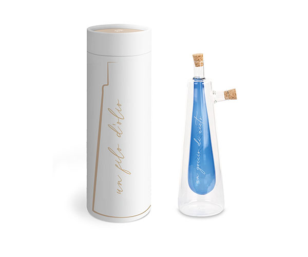 OLIERA/ACETIERA 2 IN 1 BLU C/SCATOLA H.260 MM