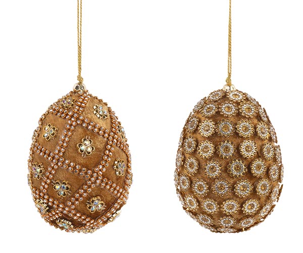 UOVO VELLUTO ORO DA APP. ASS. H100MM