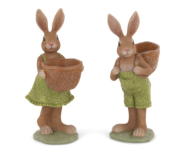 CONIGLIETTO CON CESTINO ASS. H.215MM