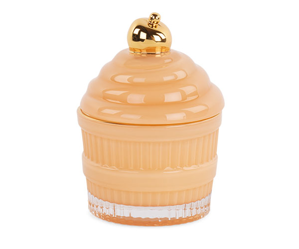 CONTENITORE CUPCAKE PESCA CON SCATOLA ø 95XH.130MM