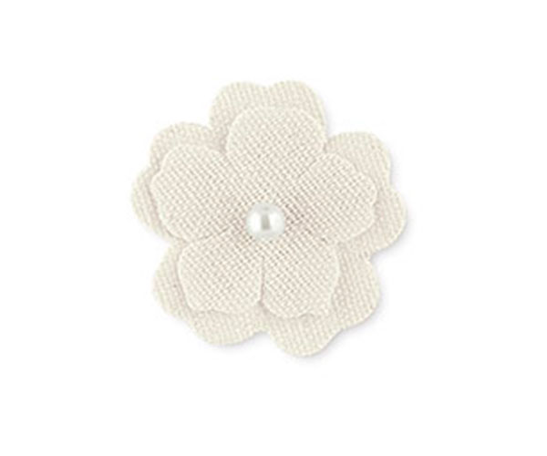 SET 4 FIORI AVORIO STICKER ø 40 MM