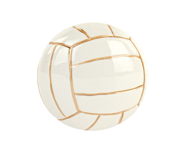 PALLONE VOLLEY BIANCO-ORO CALAMITA ø 45 MM