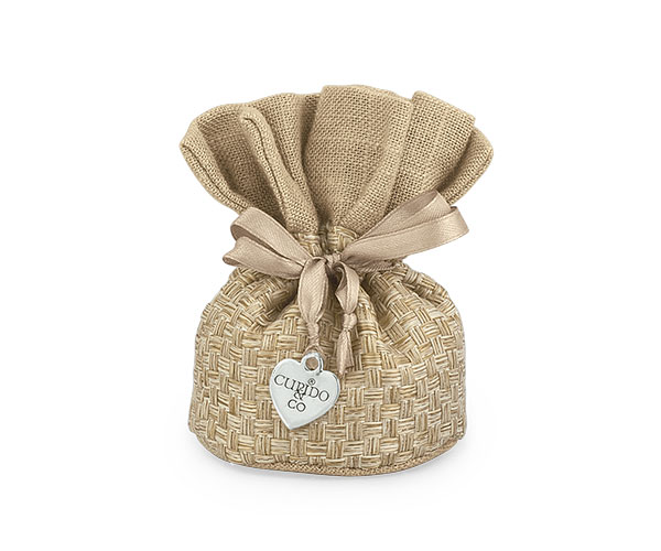 SACCHETTO INTRECCIO ECRUE ø 65XH.100 MM