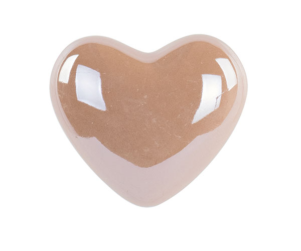 CUORE CIPRIA PERLATO C/CALAMITA H.40 MM