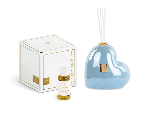 DIFFUSORE CUORE AVIO PERLATO C/SCATOLA H.140 MM