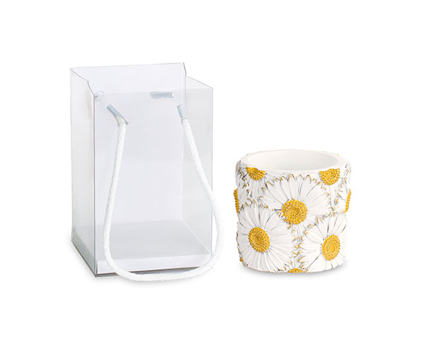 CACHEPOT MARGHERITE C/SHOPPER ø 87XH.77 MM