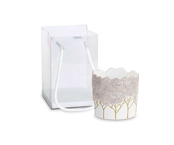 CACHEPOT INTRECCI C/SHOPPER ø 78XH.78 MM