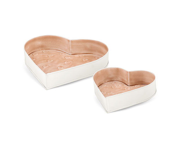 SET 2 VASSOI CUORE 160/205 MM