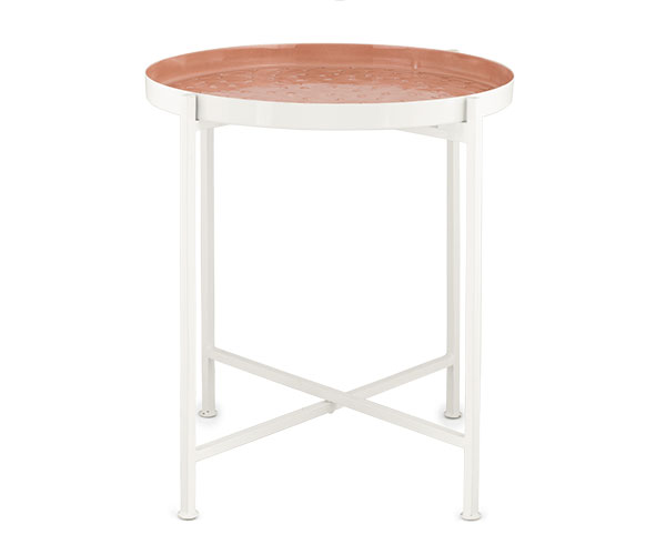 TAVOLINO PIEG.C/VASSOIO ø 455XH.525 MM