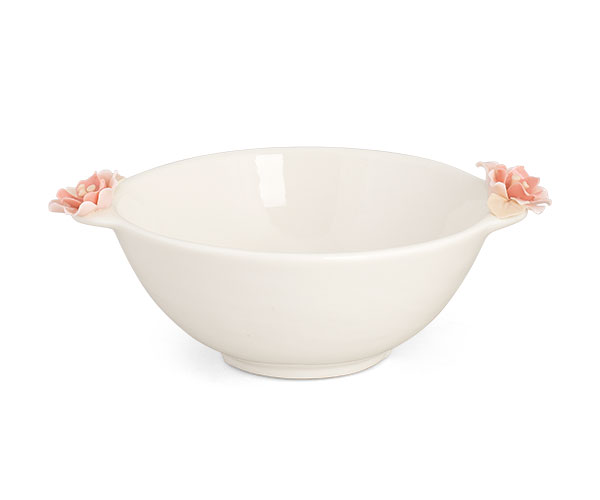 SVUOTATASCHE CON ROSE ROSA ANTICO CON SCATOLA