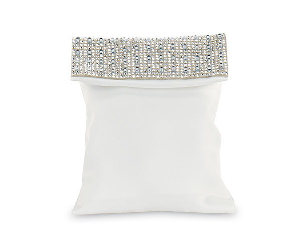 BUSTA BIANCA C/STRASS 100X120 MM