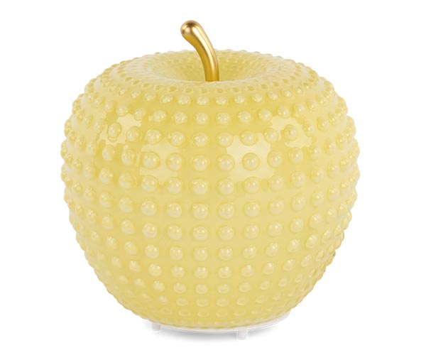 MELA GIALLA CON LED RICARICABILE USB CON SCATOLA H.160MM