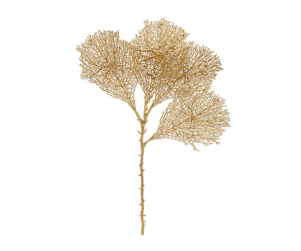 RAMO 4 CORALLI ORO H.660 MM