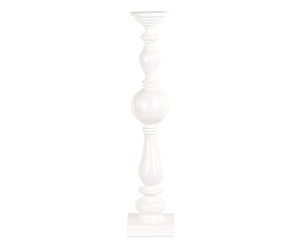 CANDELABRO RESINA BIANCO H.705 MM