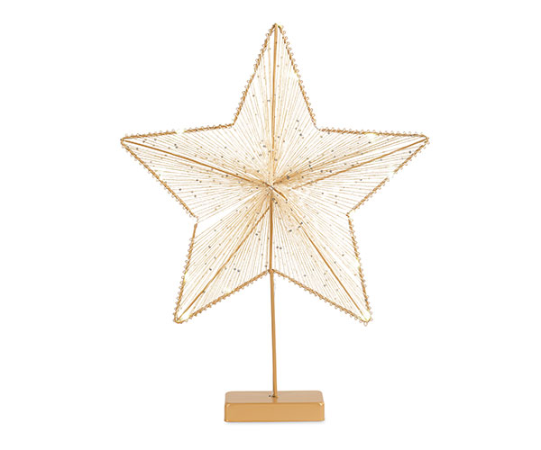 STELLA FILI ORO CON LED H.515 MM