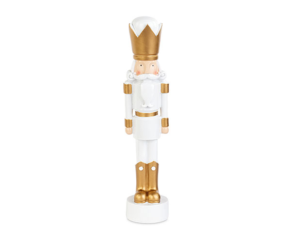 SCHIACCIANOCI BIANCO/ORO H.360 MM