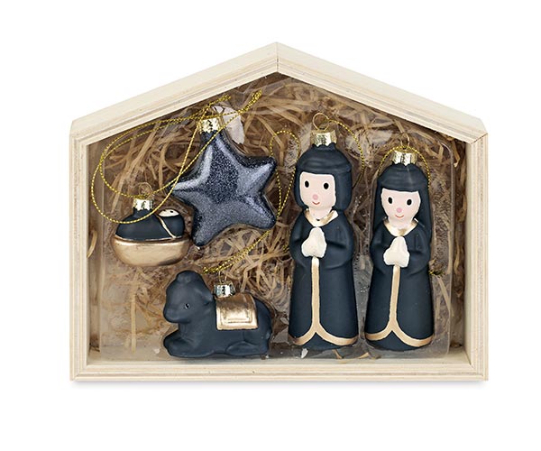 BOX 5 SOGG.NATIVITA'BLU APP. 210X40X170 MM