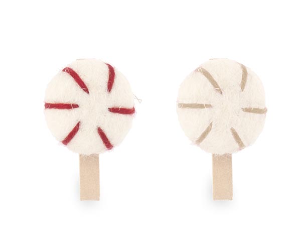 S/12 MOLLETTE CANDY ROSS/BEIGE H.25 MM