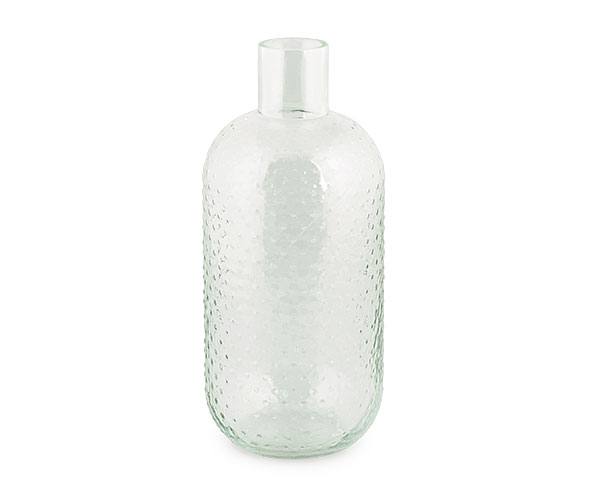 VASO BOTTIGLIA DOTS VETRO