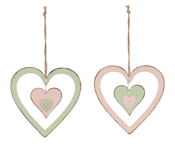 CUORE ROSA/MENTA DA APPENDERE ASS.