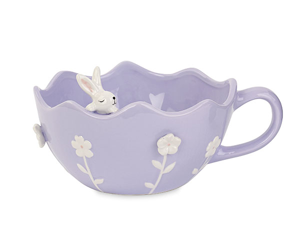 MAXI TAZZA LILLA CON CONIGLIETTO