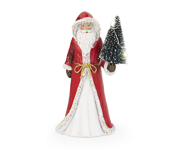 BABBO NAT.CON ALBERO+LED RESINA H.160 MM