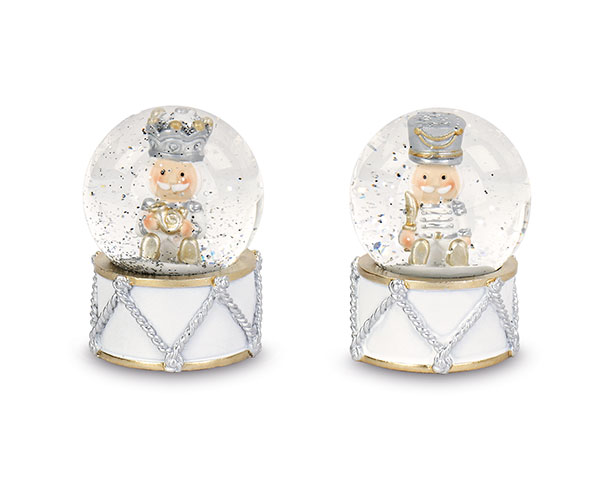 BOULE DE NEIGE SOLD.SPADA/TROM H.60 MM