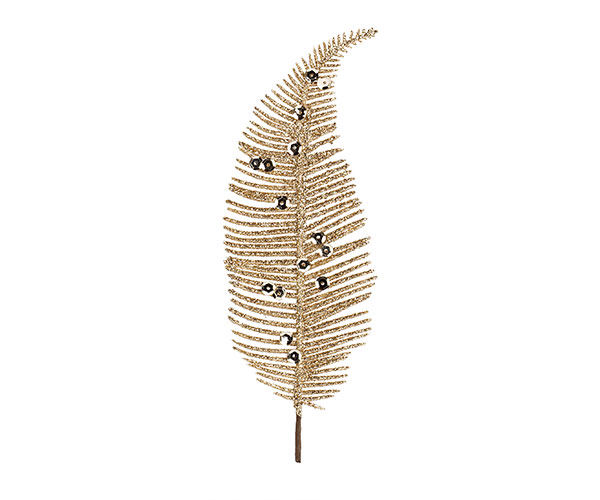 PICK FOGLIA FELCE ORO GLITTER 230 MM