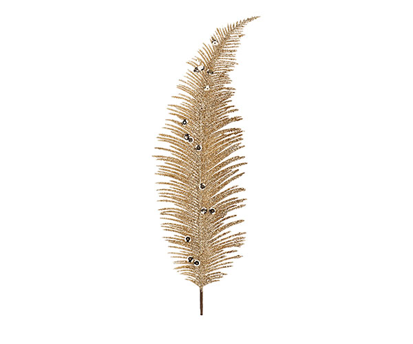 PICK FOGLIA ORO GLITTER 320 MM