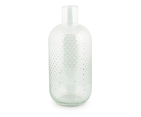 VASO BOTTIGLIA DOTS VETRO H.350 MM