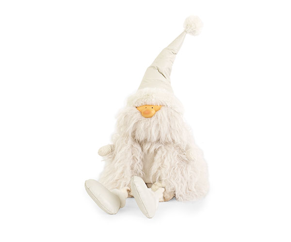 BABBO NATALE BIANCO SEDUTO H.750 MM