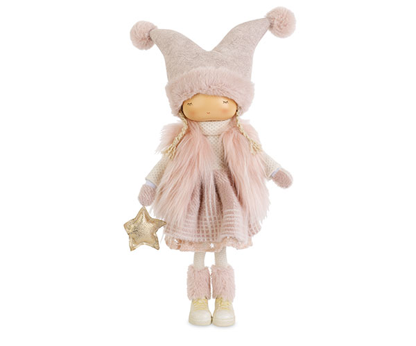 BIMBA VESTITO ROSA H.480 MM