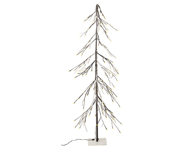 ALBERO NEVE CON 144 LED H.1500 MM