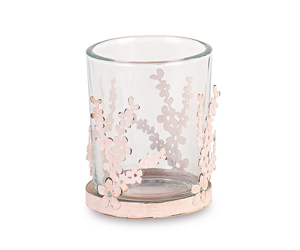 PORTA T-LIGHT FIORELLINI ROSA