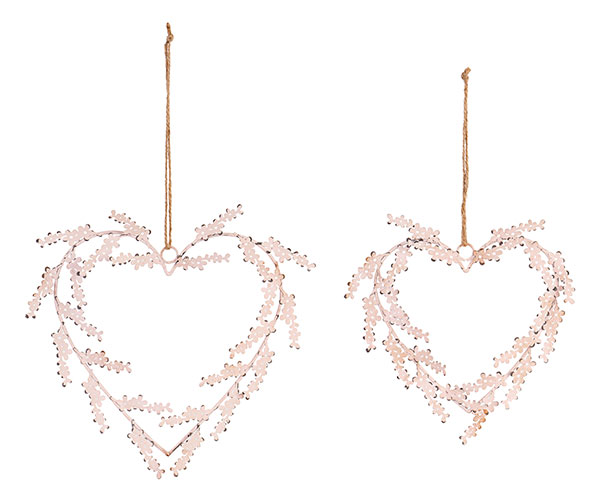 SET 2 CUORI FIORELROSA APP.
