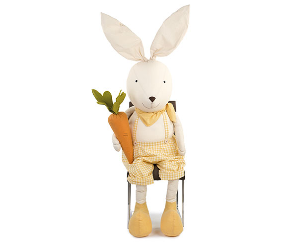MAXI CONIGLIO GIALLO CON CAROTA