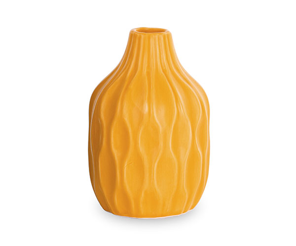 VASO ONDE GIALLO SENAPE