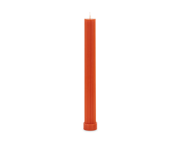SET 2 CANDELE COLONNA MATTONE H.270 MM