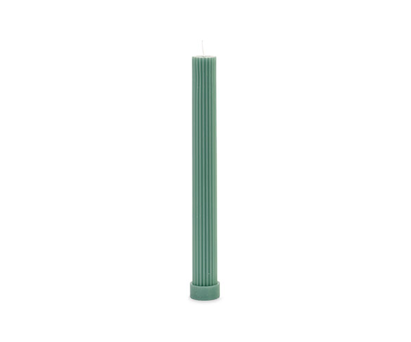 SET 2 CANDELE COLONNA VERDI H.270 MM