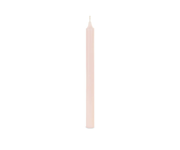 SET 6 CANDELE STILO ROSA PASTELLO