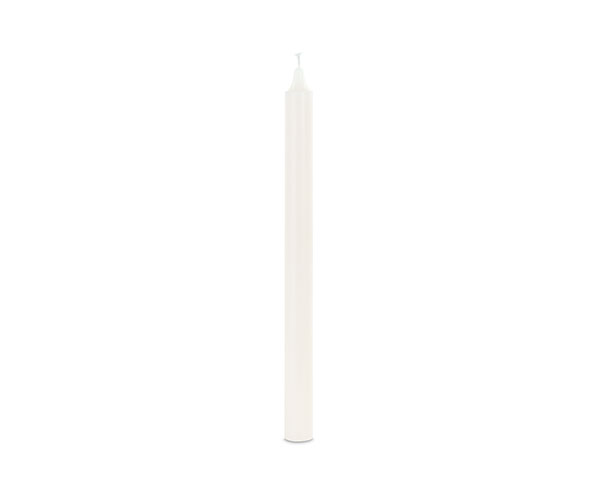 SET 6 CANDELE STILO BIANCO H.290 MM