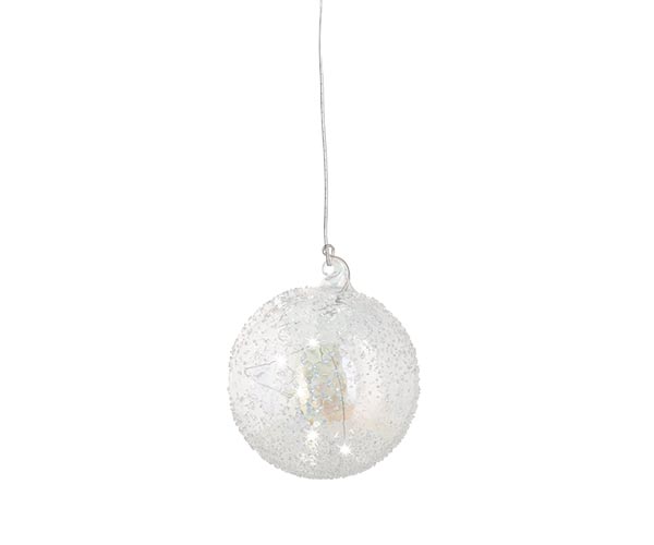 SFERA FROZEN 5LED LUCE BIAN.CA D.120 MM