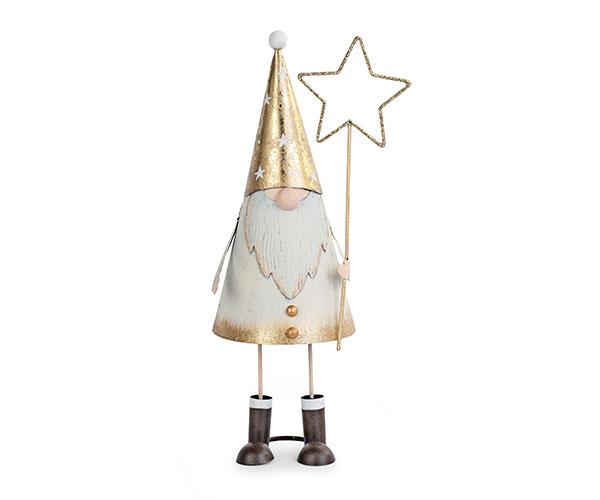 BABBO BIANCO/ORO LATTA CON STELL H.300 MM