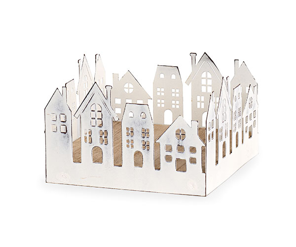 PORTA 4 T-L CASETTE BIANCHE 150X150X90 MM