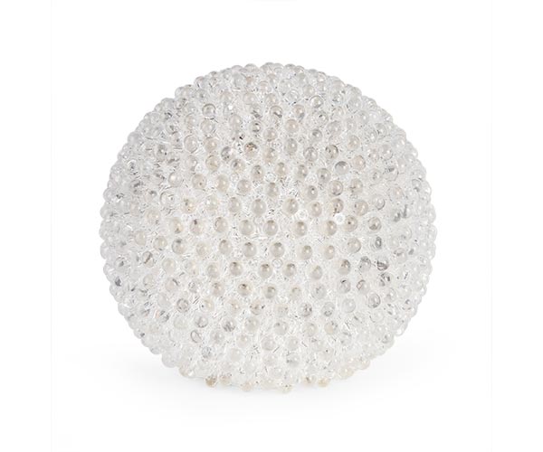 SFERA BIANCA CON LED D.150 MM